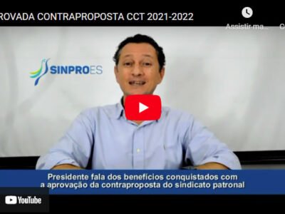 APROVADA CONTRAPROPOSTA CCT 2021-2022