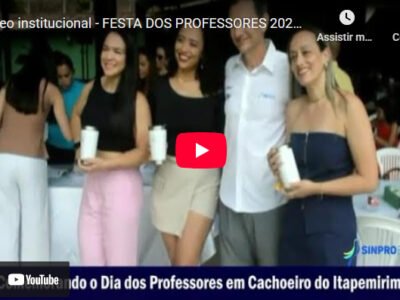 VÍDEO INSTITUCIONAL – FESTA DOS PROFESSORES 2025 (CACHOEIRO)