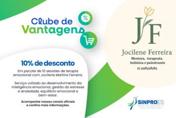 SINPRO-ES FIRMA PARCERIA E AMPLIA BENEFÍCIOS COM DESCONTO EM TERAPIA EMOCIONAL